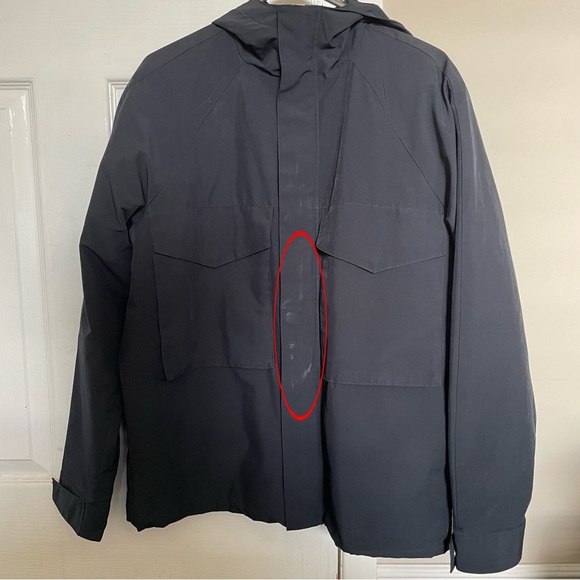 Navy Raincoat Jacket Zara - Picture 3 of 4